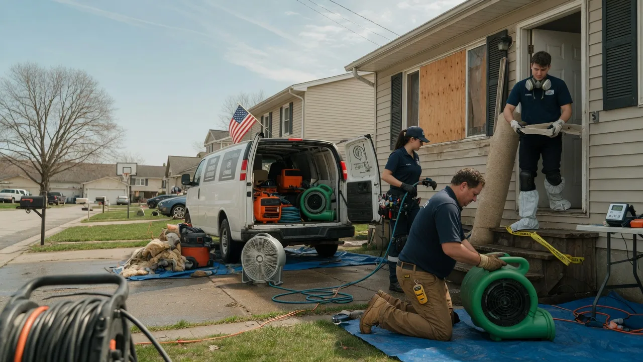 Water Damage Restoration in Castor, LA near me